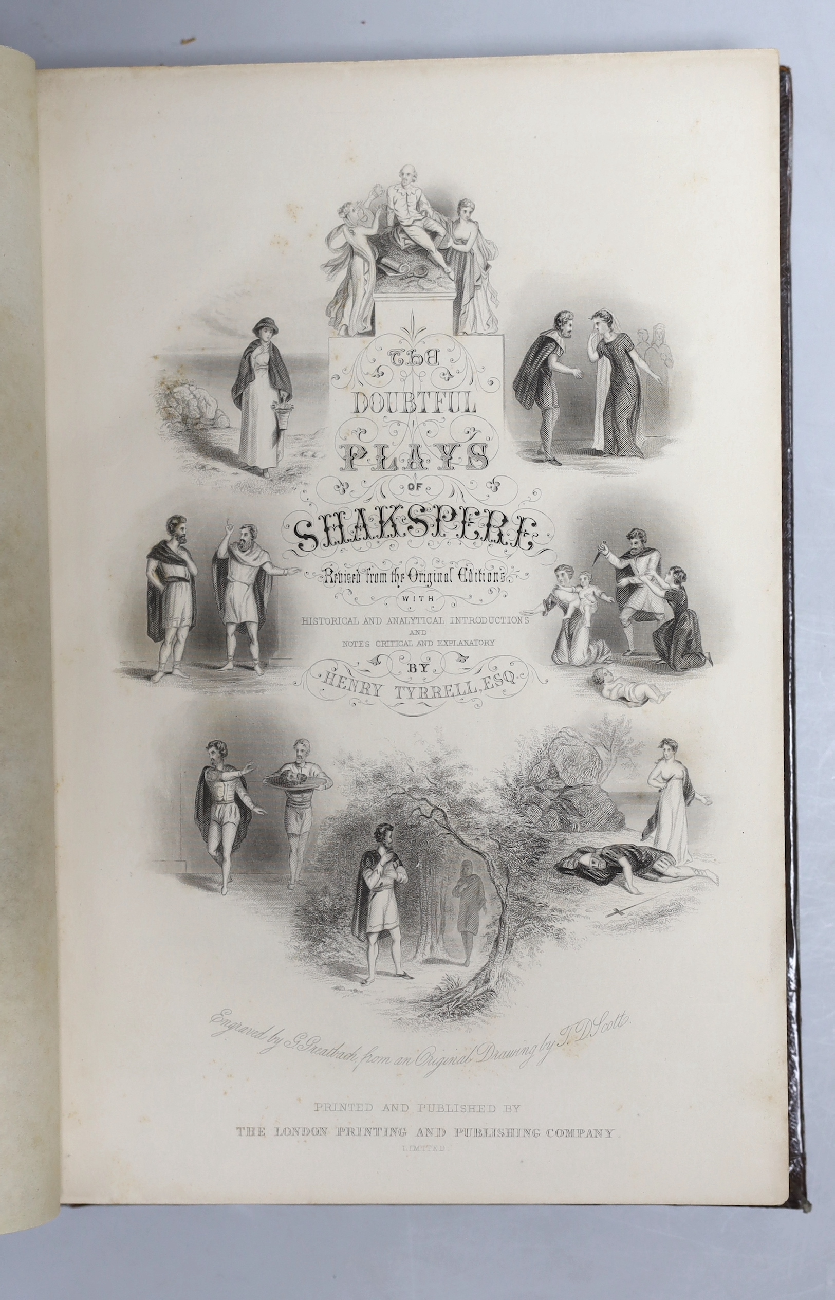 Three vols, Shakespeare and three other books (6)